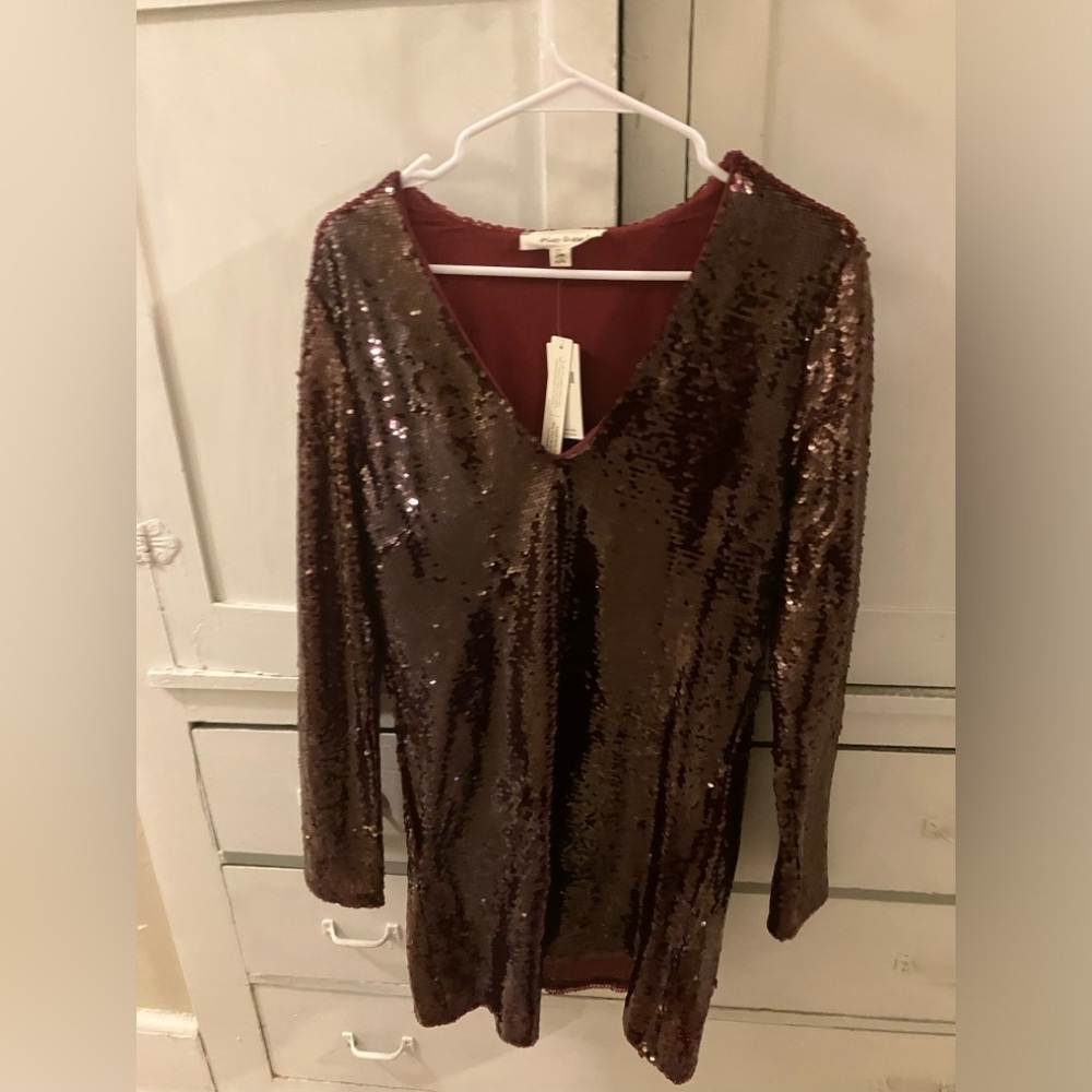 S Sequin Anthropologie Dress